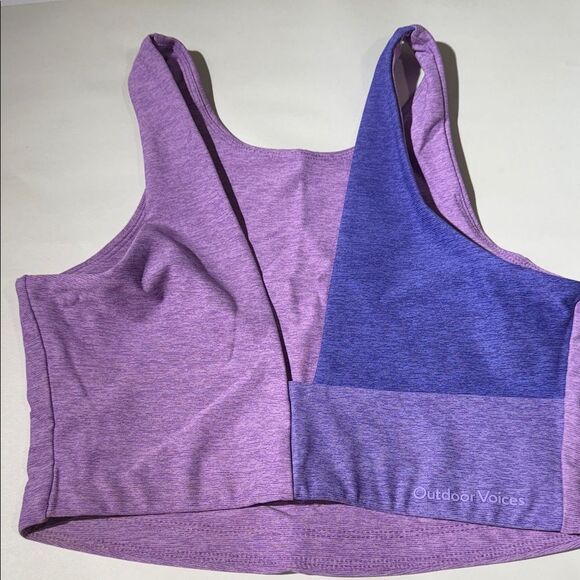 Outdoor Voices Venus Crop Top lavender Size S - Picture 2 of 5